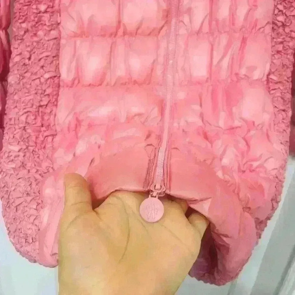 MONCLER PUFFERS JACKET SIZE 38/ USA Medium - pink - Picture 9 of 16